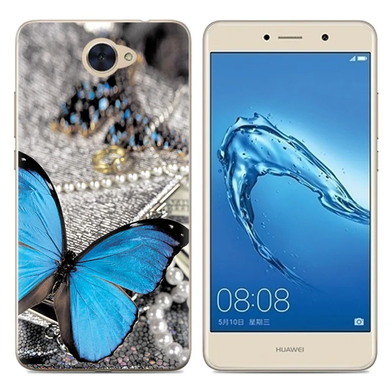Чехол для телефона Huawei Y7 2017 чехол 5 дюймов силиконовый мягкий ТПУ задняя крышка