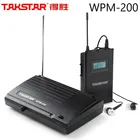 Лидер продаж, оптовая продажа Takstar WPM-200 в ухо Стадия UHF Беспроводной монитор Системы задние фоны для студийной съемки Записьна заказ для выступлений на сцене мониторинга