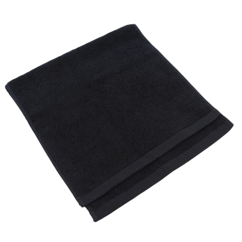 

Black Towel Cotton Soft Face Towel Hotel Bathroom Beauty Parlor Home Strong Water Absorption Washcloth Kitchen Towels