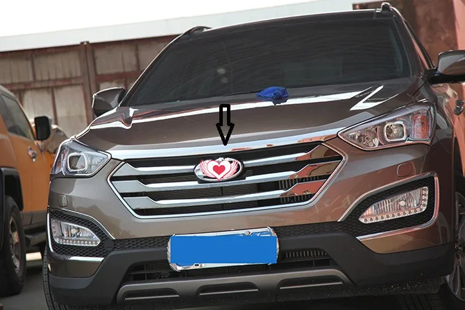 Аксессуары из нержавеющей стали подходят для 2013 2014 2015 Hyundai Santa Fe Santafe IX45 накладка