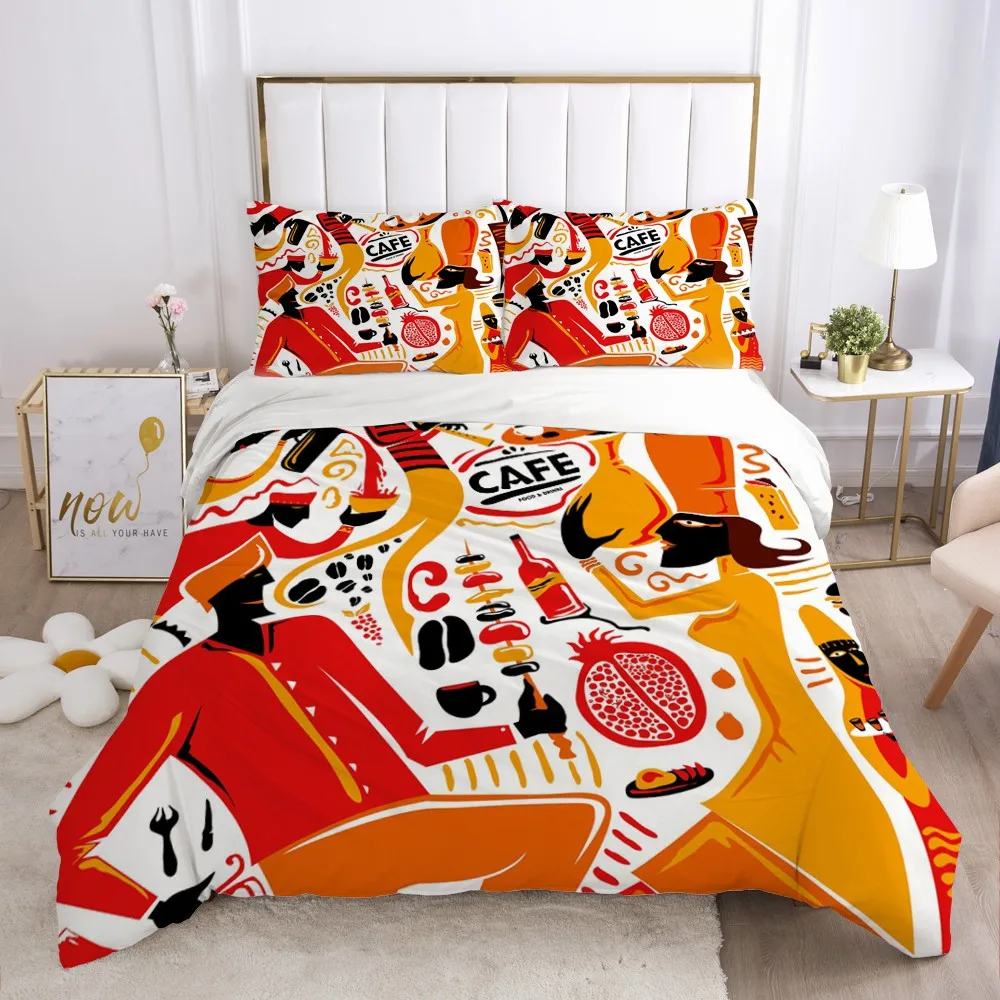 3D пододеяльник/пододеяльник набор постельных принадлежностей комфортный чехол