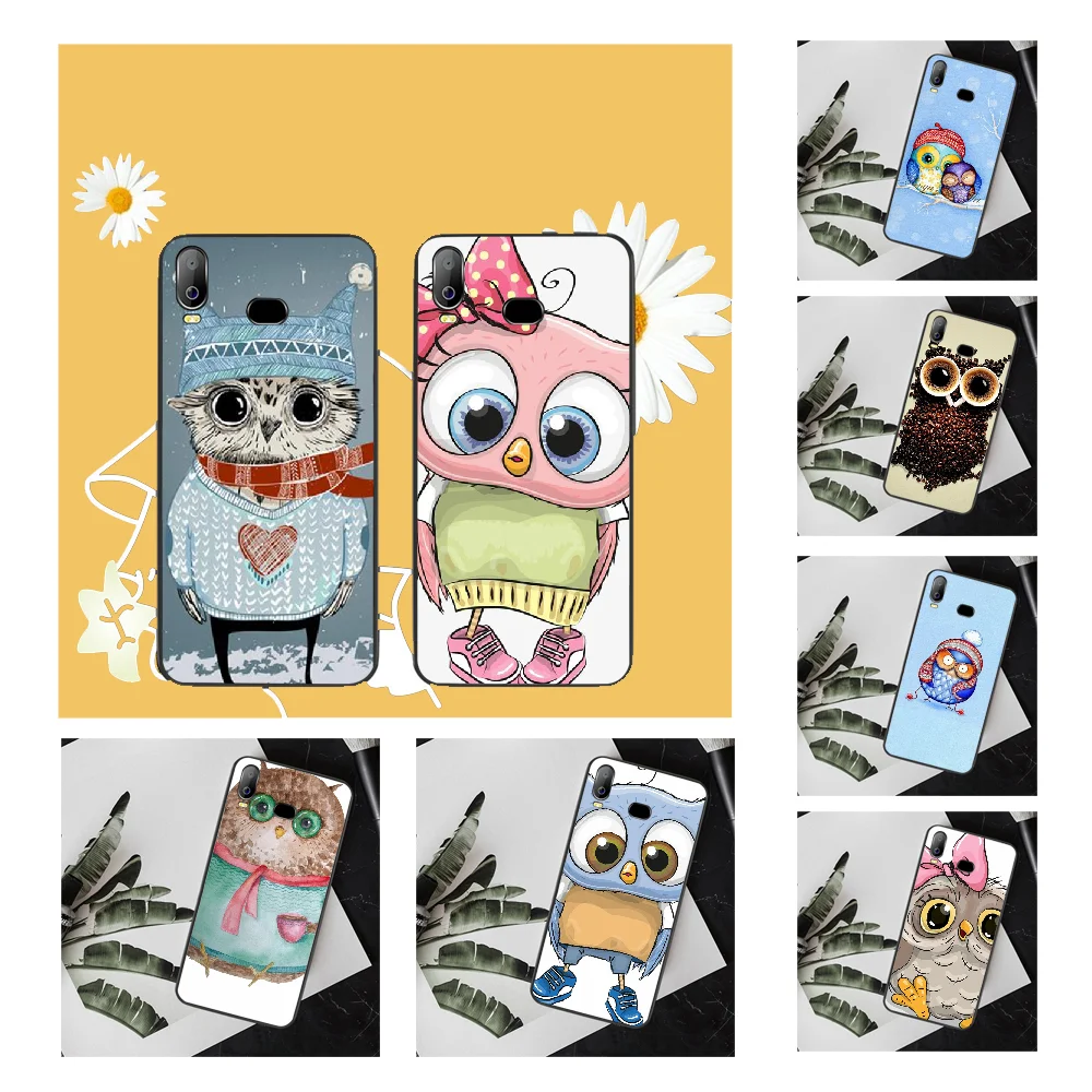 Красочные Совы PENGHUWAN DIY окрашенный Шикарный чехол для телефона Samsung A10 A20 A30 A40 A50 A70