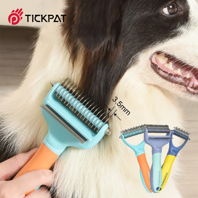 

New Pets Fur Knot Cutter Hair Removal Comb For Dogs Professional Dog Brush Cat Dog Grooming Shedding Tools Pet Product Suppliers