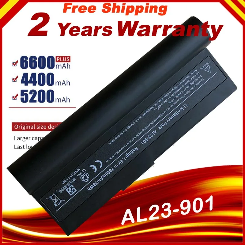7 4 В 7800 мА · ч Аккумулятор для ноутбука Asus Eee PC EPC 901 904HD 1000 1000H 1000HD 870AAQ159571 AL23-901 AL24-1000