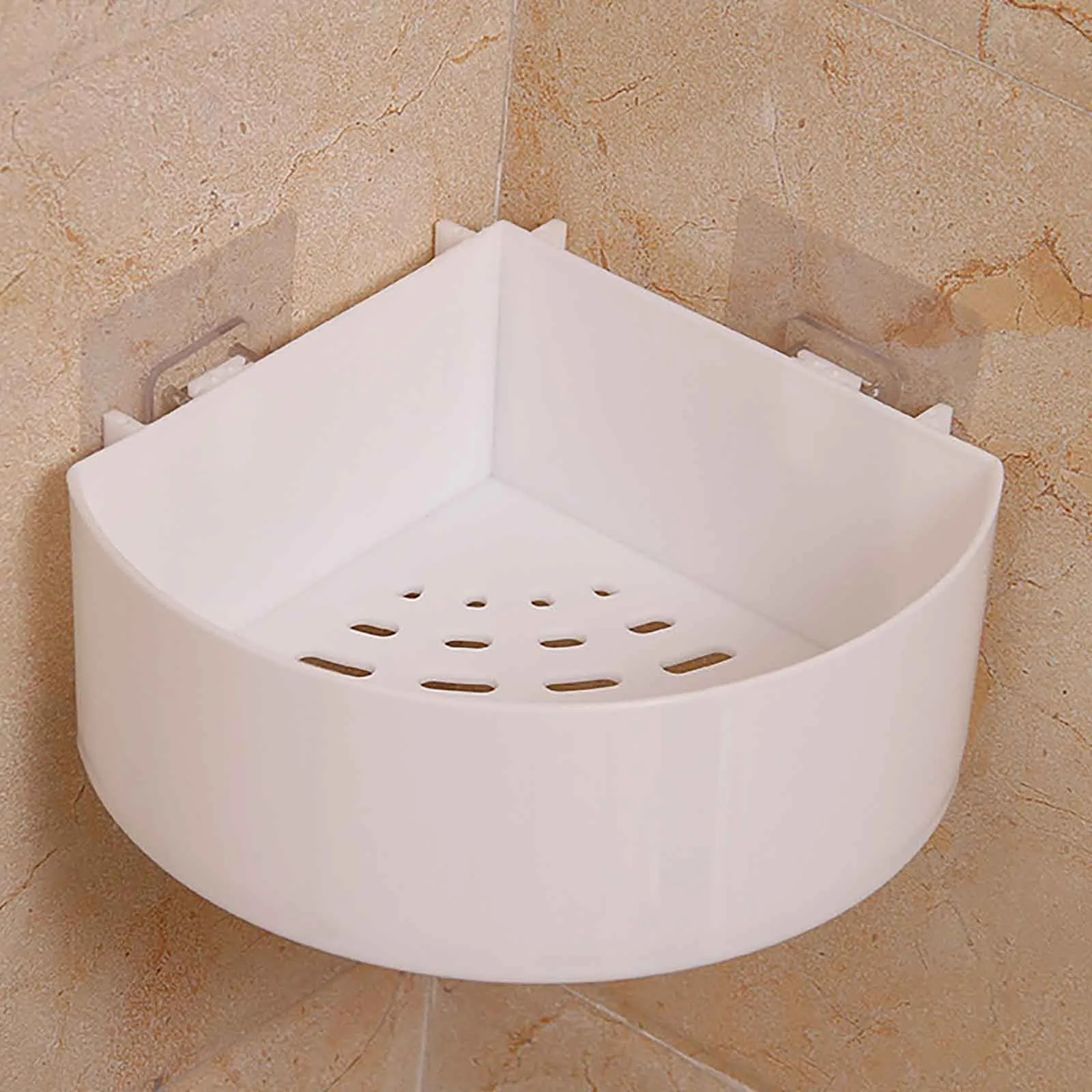 Полка-держатель для ванной комнаты без следов с вырезами кухонный уголок туалета