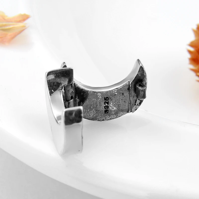 Высшее качество 925 Стерлинговое Серебро круглые изогнутые бусины в форме Луны