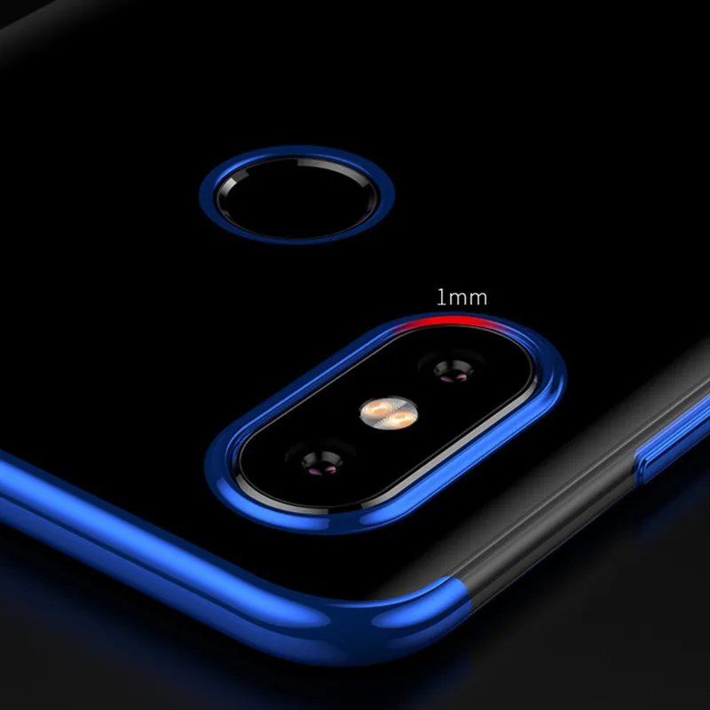 Прозрачный чехол для Xiaomi Pocophone F1 A2 Lite Mix 2 2S Max 3 5X 6 6X 8 SE мягкий из ТПУ Redmi 5 Plus Note 4 4X 5A