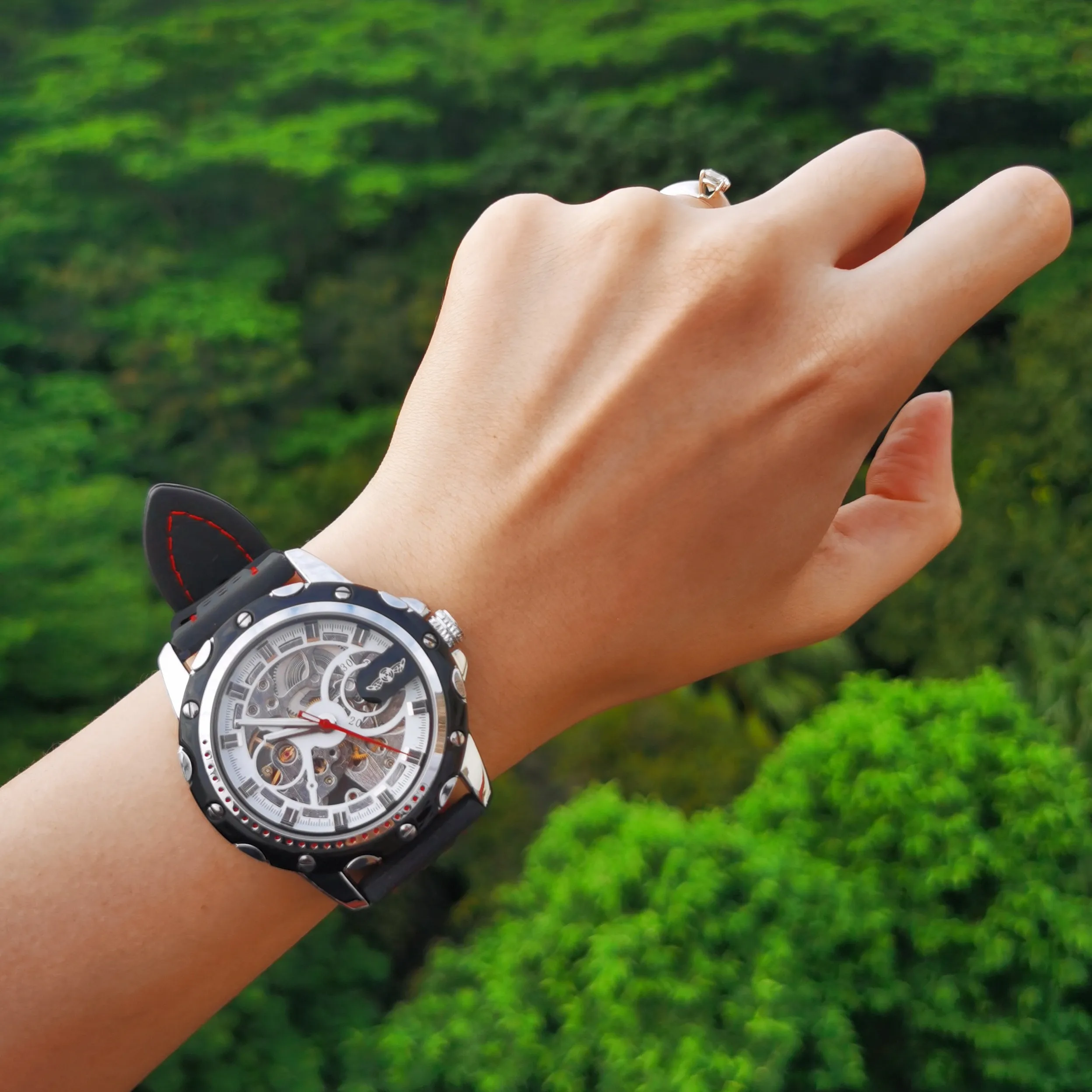 Часы наручные WINNER Мужские автоматические спортивные брендовые в стиле милитари