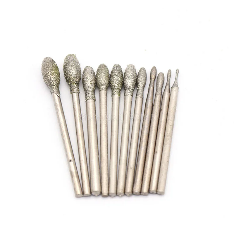 1 шт. 2 35/3 мм хвостовик в форме яйца алмазная полировка Шлифовальная головка для