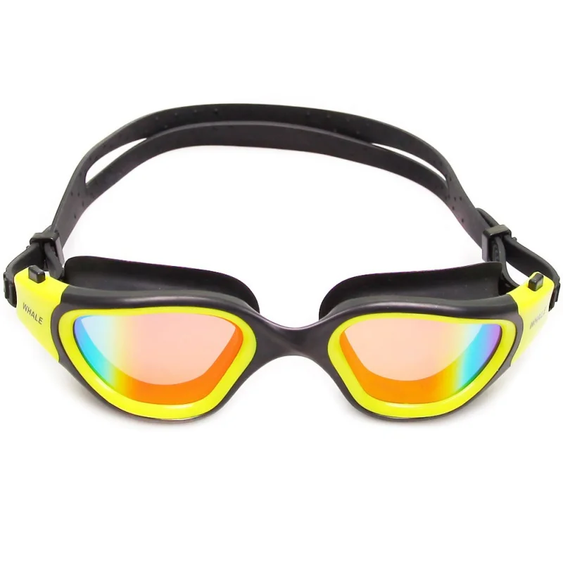 

Men Women Waterproof Silicone Swim Goggles Eyewear Professional Anti-Fog UV Protection Adjustable Swimming Glasses