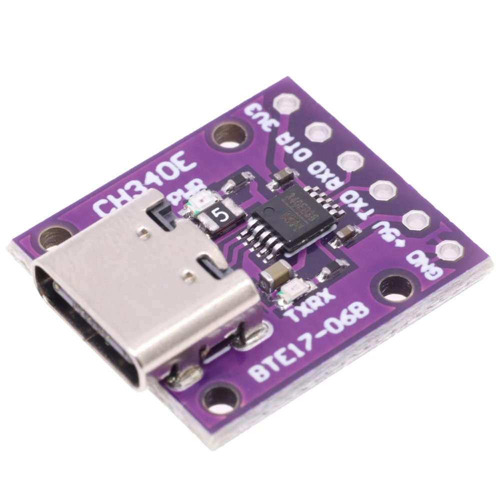 Последовательный преобразователь CH340E MSOP10 USB в TTL 5 В/3 3 В альтернатива CH340G модуль с