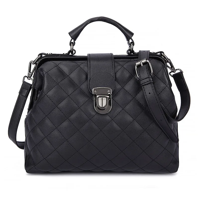 Женская сумочка Дизайнерские кожаные сумки через плечо докторская сумка большая