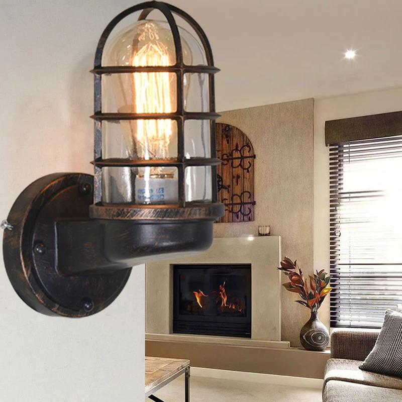 Винтажные Настенные светильники Wandlamp комнатное освещение золотистый светильник