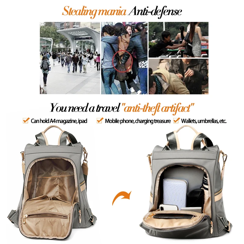 Высокое качество рюкзак для женщин водонепроницаемый нейлон 2020 новая модель