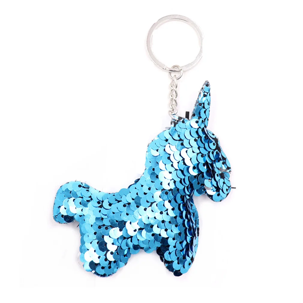 Новинка светоотражающая Двусторонняя подвеска в виде милой лошади женская сумка