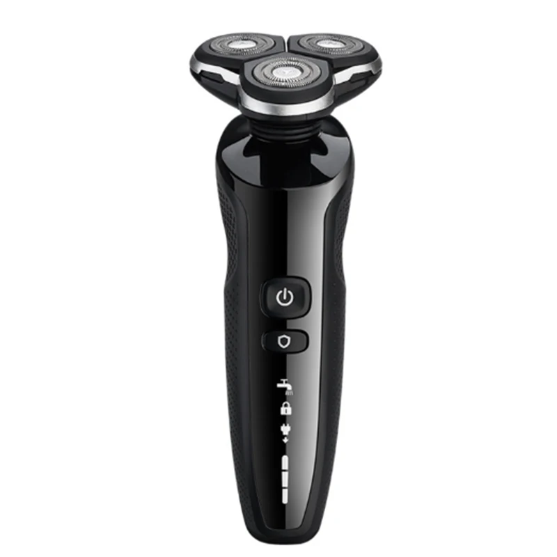 Вращающаяся электробритва для сухой и влажной уборки моющаяся электрическая