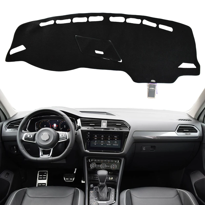 Tiguan-LHD 17-19 Крышка приборной панели автомобиля для VW Beetle 1998-2010 Tiguan 2009- Polo MK5 6R Jetta 4 6 MK4 MK6 коврик приборной панели - Название цвета: Tiguan-LHD 17-19