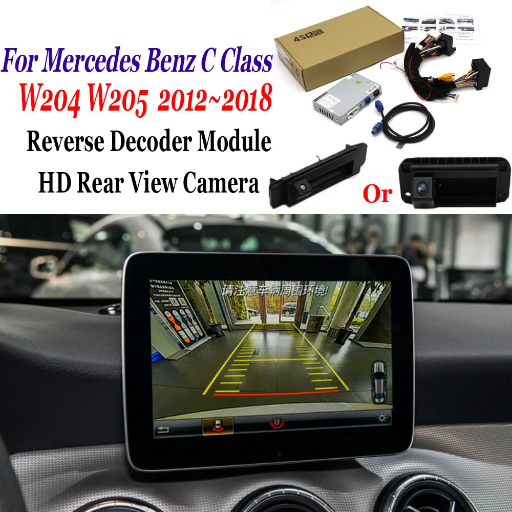 Камера заднего вида для Mercedes Benz C W204 W205 2012 ~ 2018 оригинальный экран обновления