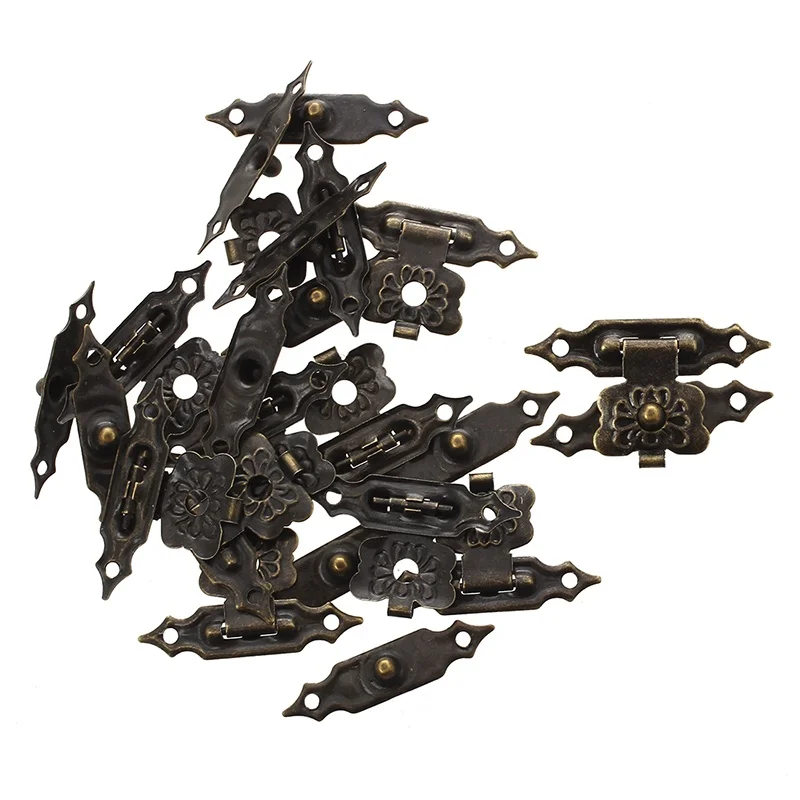 10 x anchive деревянная коробка защелка набор Закрытая Коробка бронза 3 см