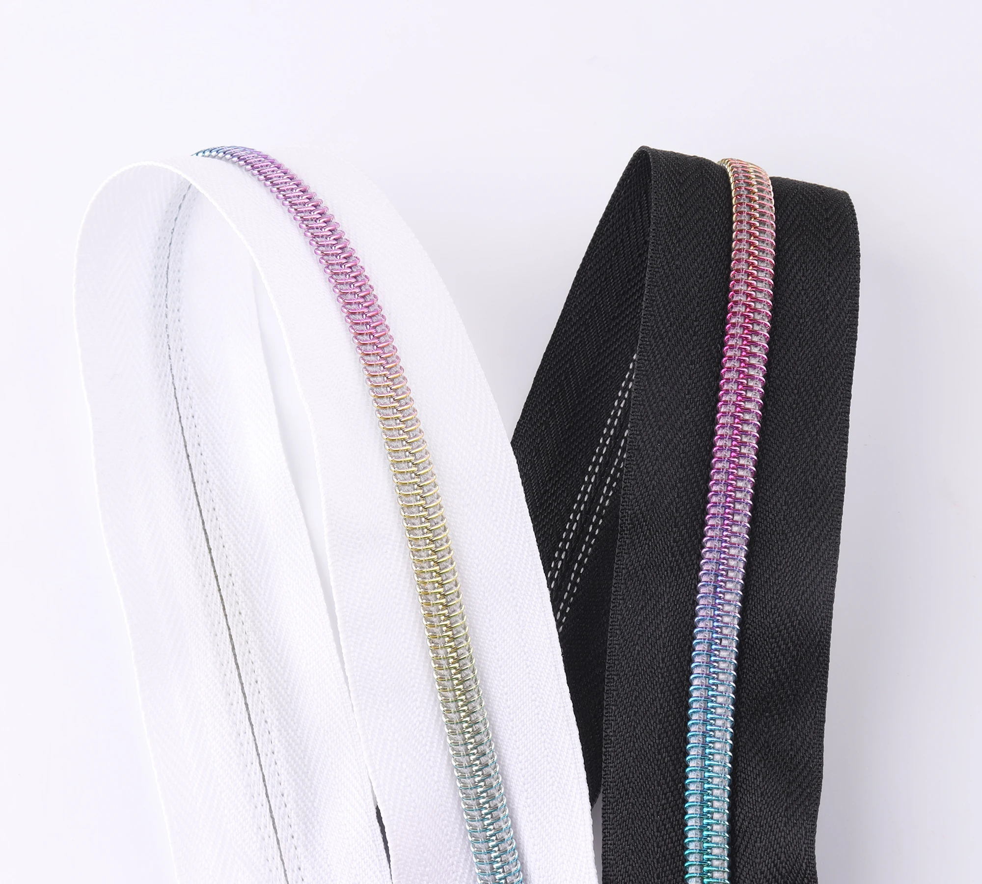 5 метров No # Радужная лента на молнии с головкой нейлоновая катушка портной Сделай