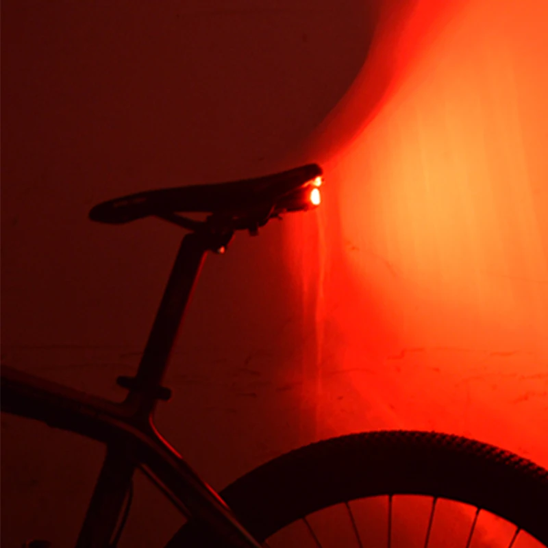 

Bicycle taillight IPX5 waterproof LED bicycle light USB rechargeable anti-theft smart alarm horn wireless bicycle taillight