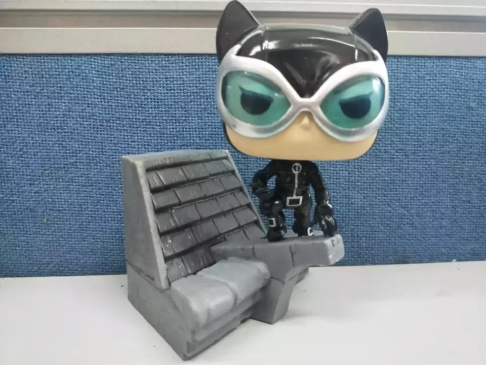 Эксклюзивный Funko pop б/у DC супер Злодеи Женщина-кошка люкс Hish Jim Lee Виниловая фигурка Коллекционная модель свободная игрушка
