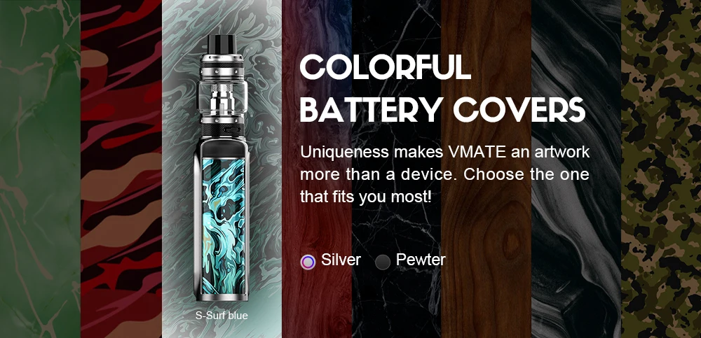 VOOPOO Vmate Vape Комплект 200 Вт мод коробка сигарета электронная вейпер моды 8 мл Uforce T1 танк распылитель без 18650 батарея электронные сигареты испаритель