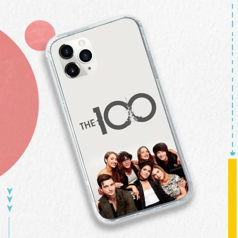 

tv show the 100 shows Phone Case Transparent soft For iphone 5 5s 5c se 6 6s 7 8 11 12 plus mini x xs xr pro max