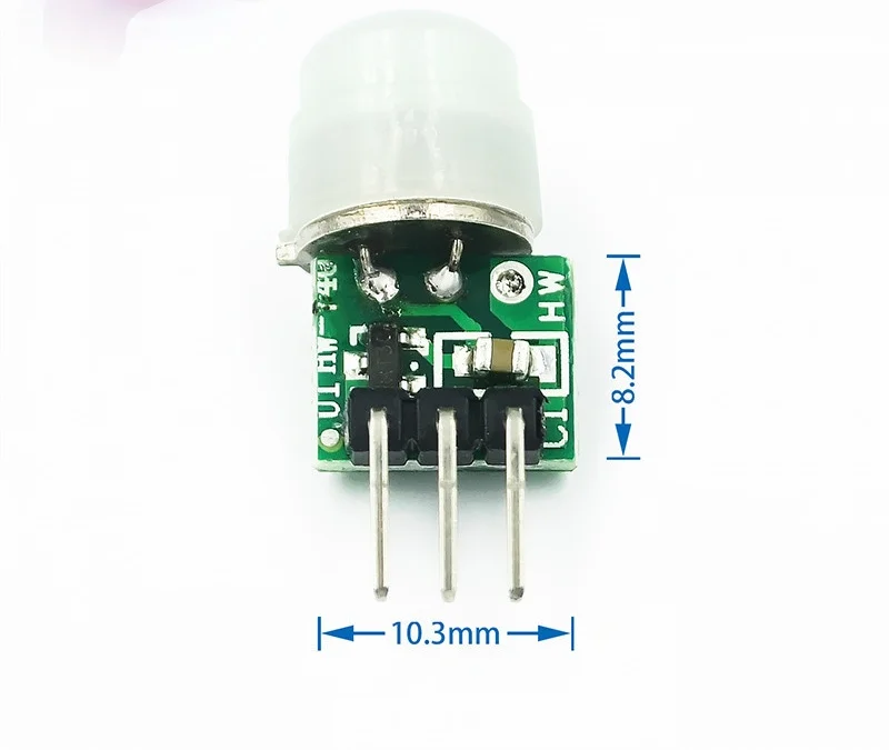 

Mini IR Pyroelectric Infrared PIR Motion Human Sensor Automatic Detector Module AM312 DC 2.7 to 12V