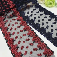 width 22cm mini floral embroidery lace trim diy craft sewing supplies skirt hem decoration accessories dolls bjd material
