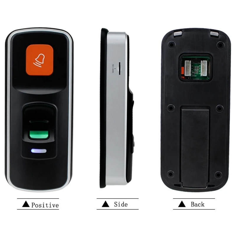RFID Standalone Fingerprint Lock Access Control Reader Biometric Controller Door Opener Support SD Card | Безопасность и защита