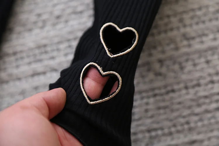 Детские леггинсы новинка 2019 милые эластичные штаны с нитками для маленьких