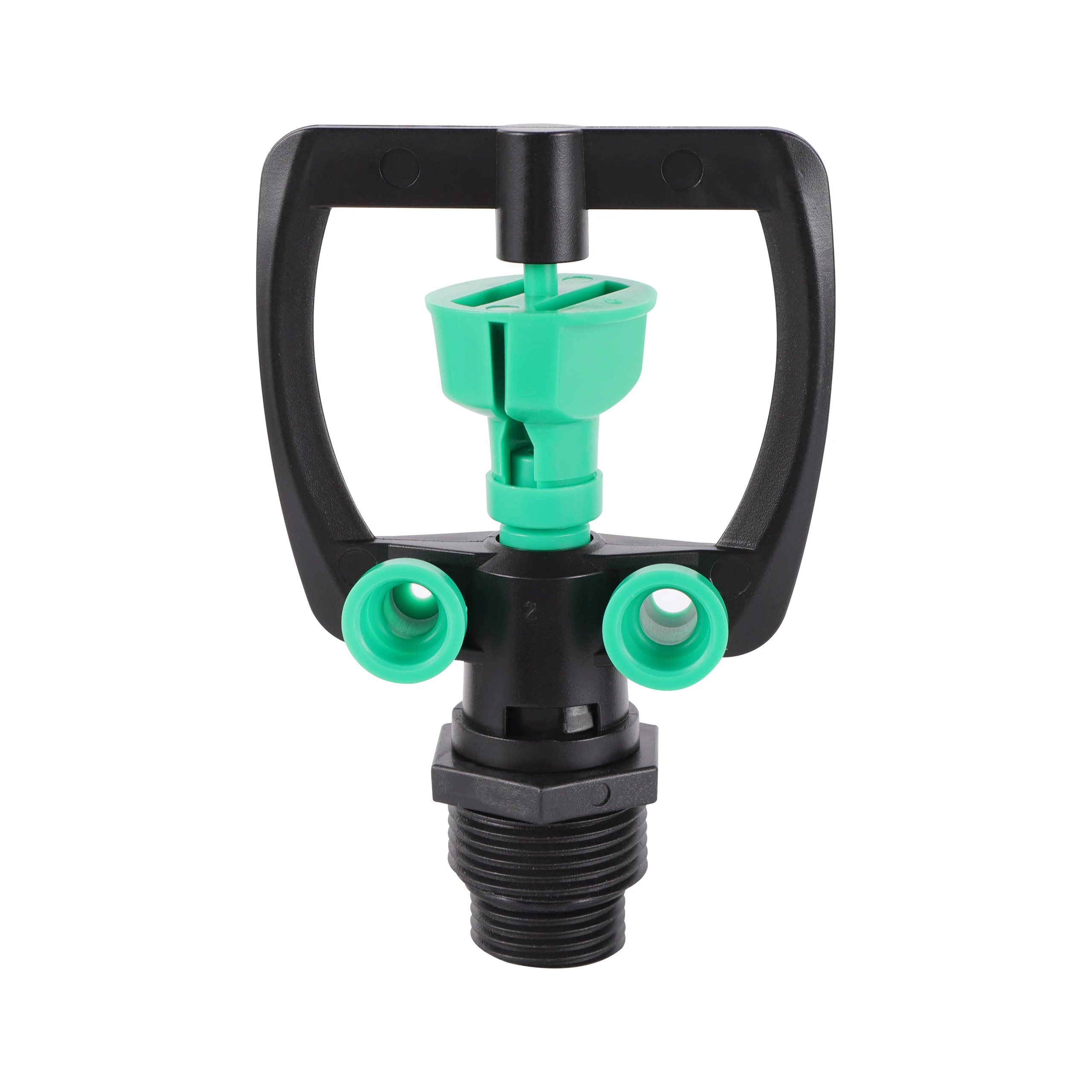 Middle Distance Automatic 360-degree Rotating Sprinklers 1/2" to 3/4" Male Thread Garden Park Lawn Greenhouse Irrigation Nozzle