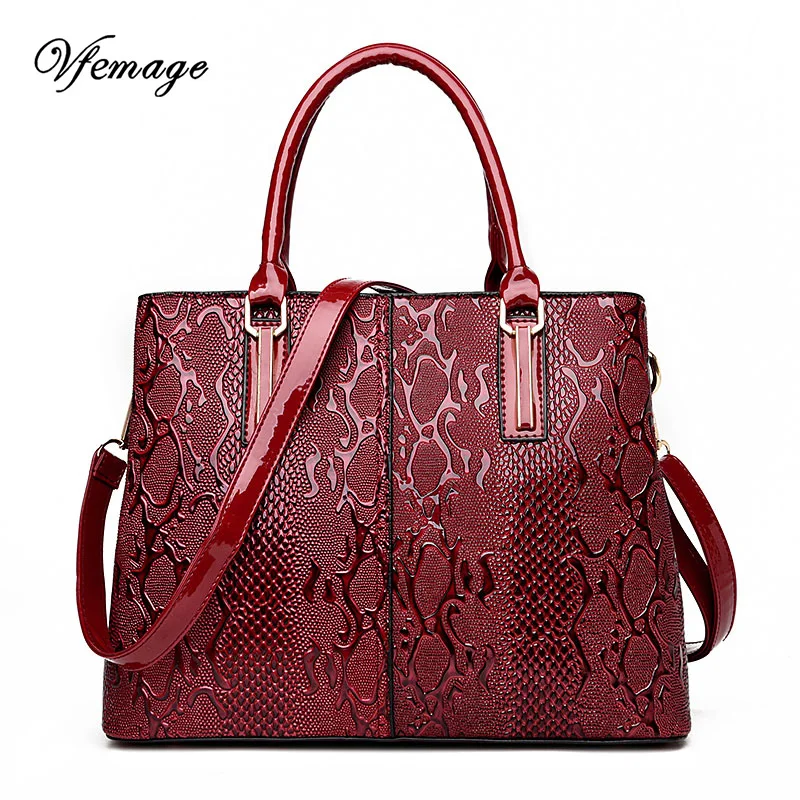 Vfemage роскошные сумки женские дизайнерские Большая вместительная сумка известный