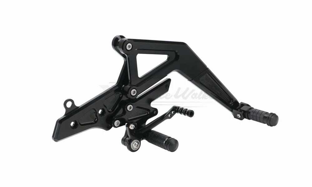 CNC алюминиевый мотоцикл Регулируемый Rearset задний Набор Подножки педаль Подножка для Kawasaki Ninja 650(EX650) ER-6N/ER-6F 2012