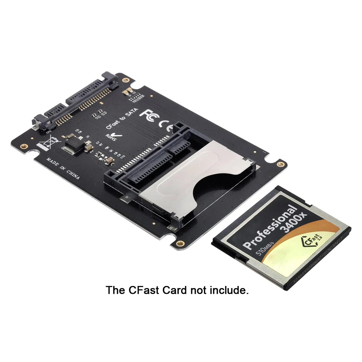 Xiwai Chenyang ПК ноутбук CFast 2 0 к SATA адаптер для карт 5 дюйма Чехол SSD HDD кардридер |
