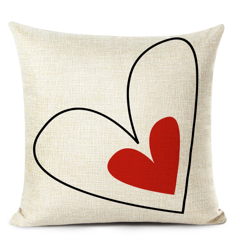 Для творческих личностей красные черные цветы диванные подушки белье квадратная