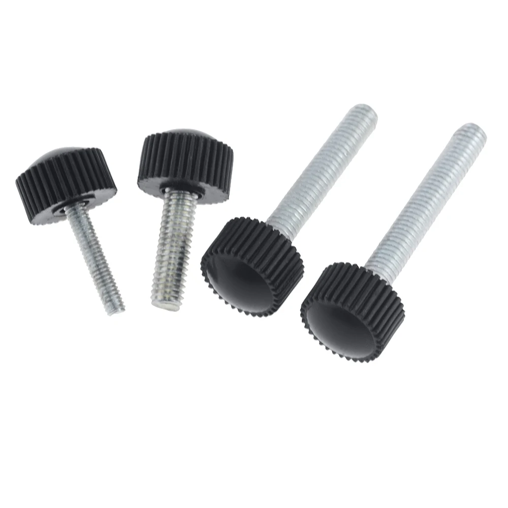 5 шт. M4 M5 M6 с накатанной головкой нейлон круглый Пластик головка ручки винт из