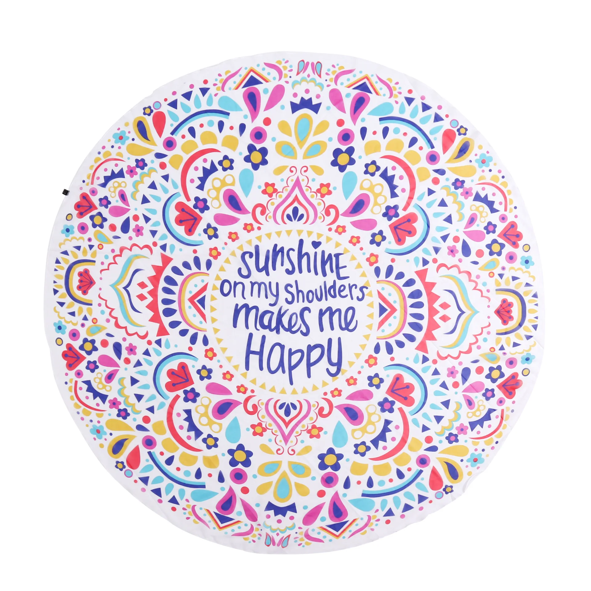 Круглое пляжное полотенце для взрослых летние полотенца большой розовый черный