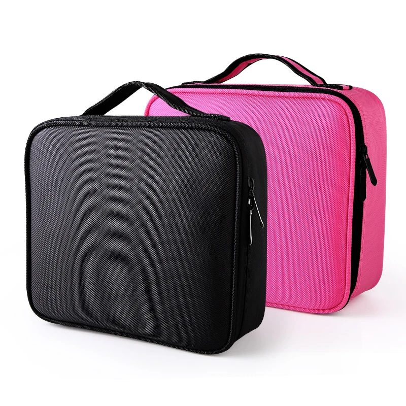 

Portable Cosmetic Bag Travel Makeup Case Zipper Make Up Storage Organizer Multifunctional Beauty Makeup Bag Makeup Brush Holder