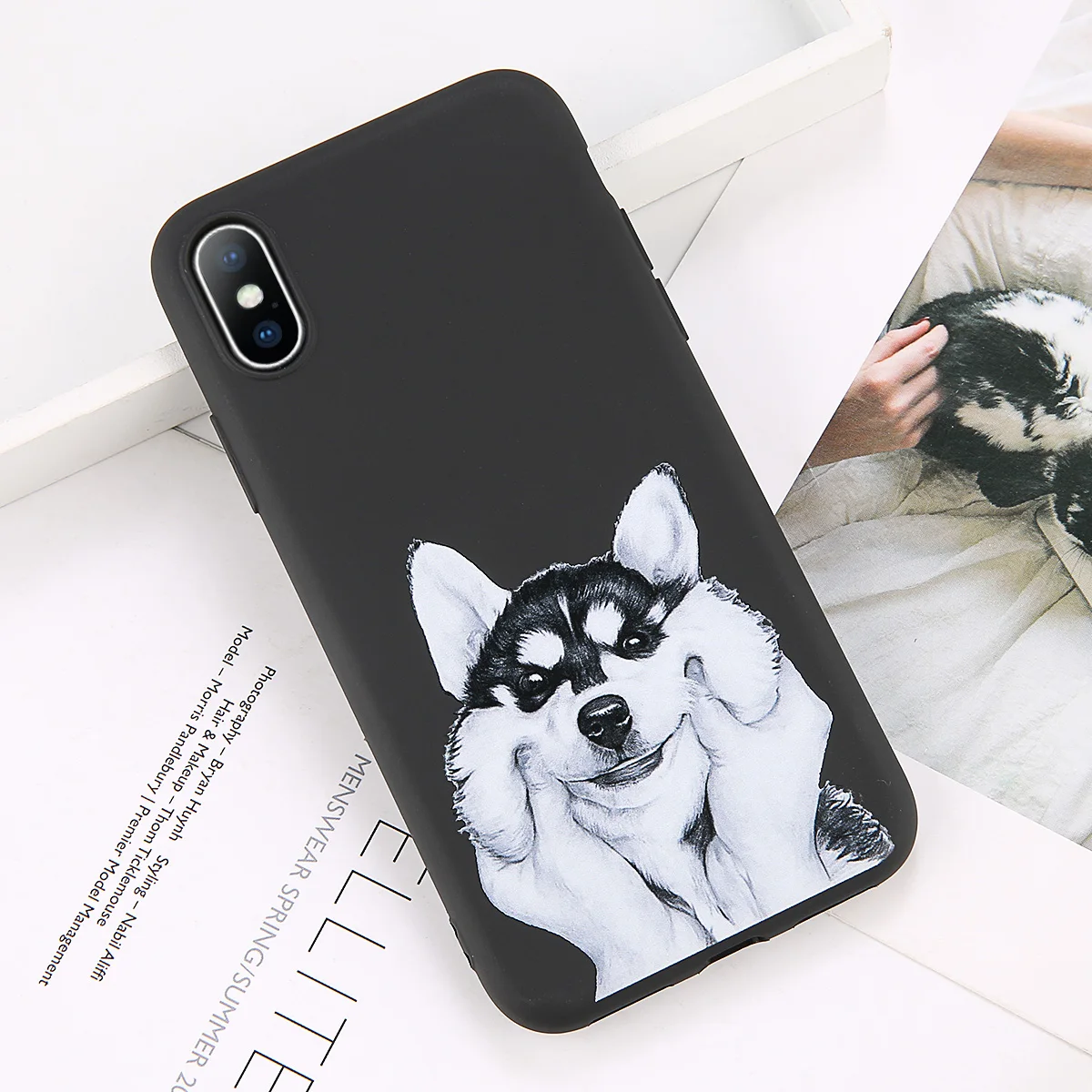 3867 Чехол Ottwn с динозавром для iPhone 7, 6, 6 S, 8 Plus, 11 Pro, Max X, XR, XS Max, чехол для телефона, с сердечком, милый мультяшный Кот, мягкий ТПУ чехол на заднюю панель - Цвет: 3867