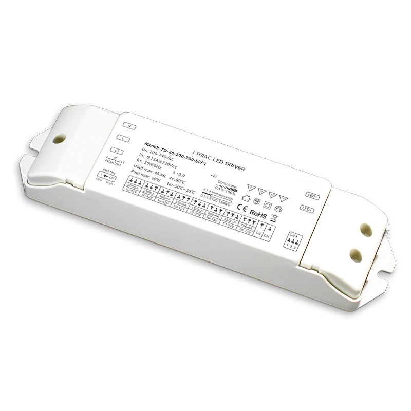 Новые CC постоянного тока светодиодные полосы света затемняя драйвер AC200V 240V Вход