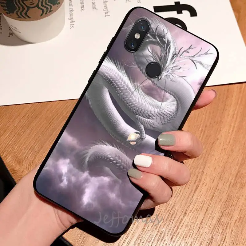 

Dragon painting cartoon pattern Phone Case For Xiaomi Redmi note 7 8 9 t max3 s 10 pro lite
