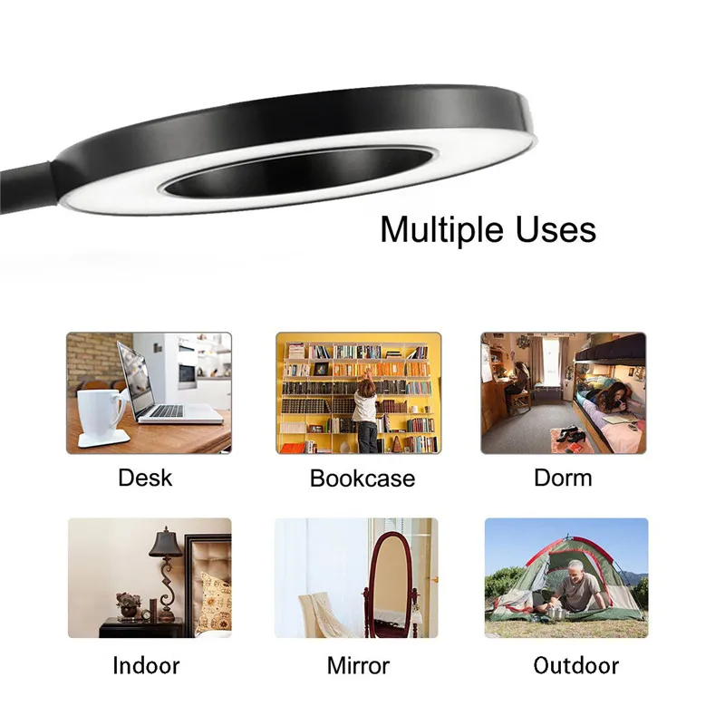 

360 Rotation Foldable Network Live Bracket Multi-function Fill Light Beauty Mobile Phone Holders Selfie Live Selfie Lights