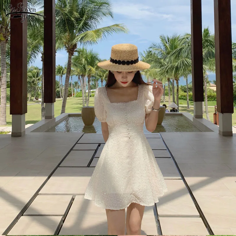 Платье женское ТРАПЕЦИЕВИДНОЕ с вышивкой вечернее пляжное мини-платье в стиле