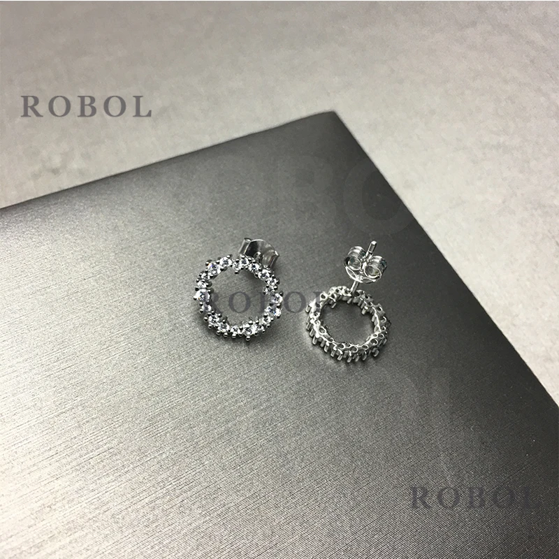 

High-end original quality silver ring gemstone earrings, suitable for beautiful ladies to wear and enhance their temperament