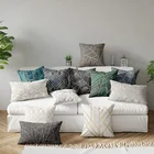 Декоративная подушка для дома и офиса, с геометрическим рисунком