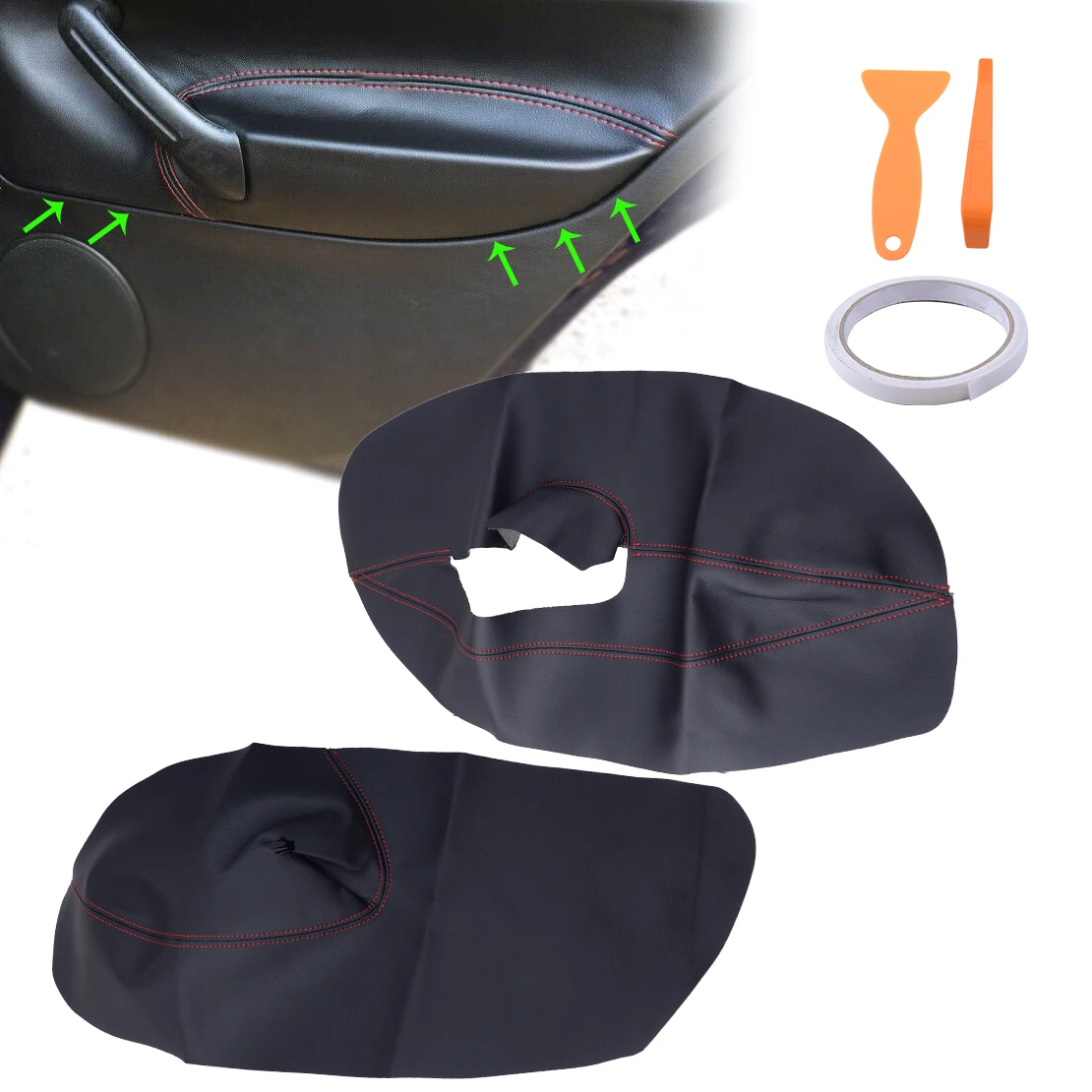 Защитный чехол для подлокотника внутренней и передней двери 2 шт. подходит VW Golf MK4