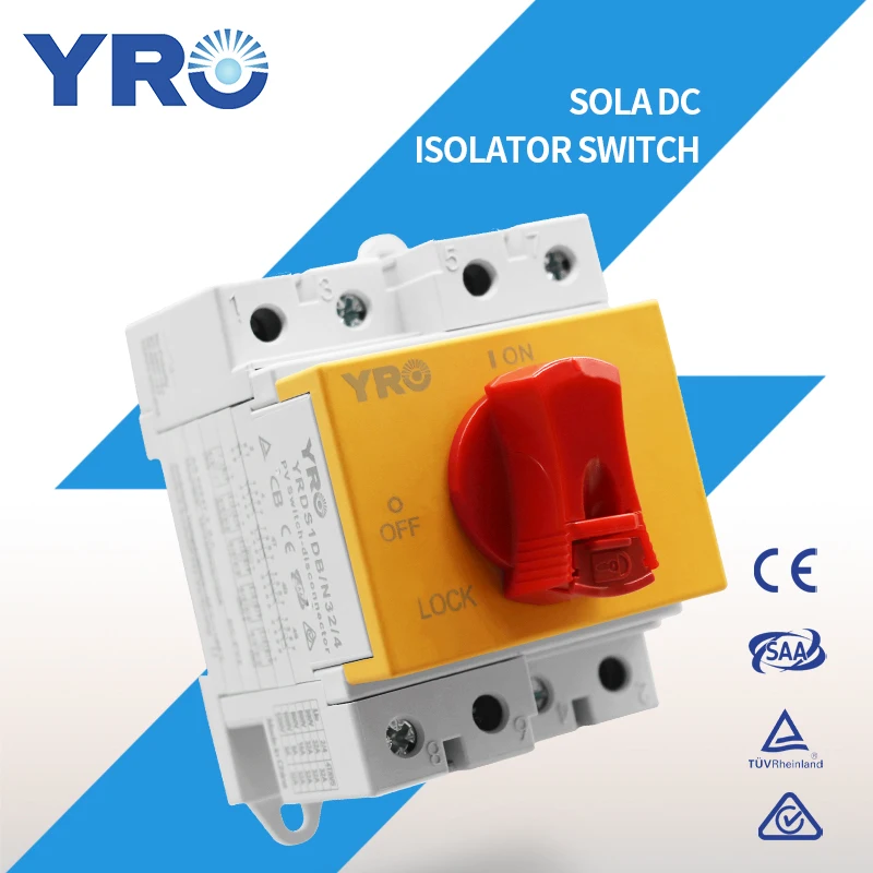 2P 32A 600V 4P 1000V 1200V изолятор постоянного тока солнечной панели разъем переключателя