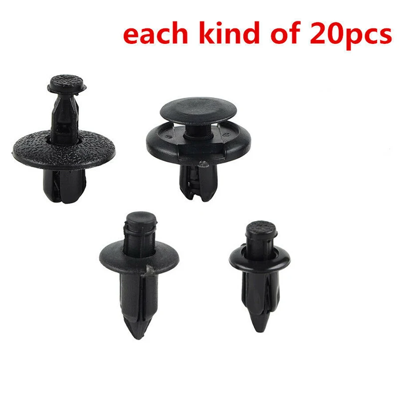 80PCS Universal Motorcycle ATV Rivet Push Pin Kit M6 M7 M8 Fairing Bodywork Bolt Nylon Rivets Clip Hot Sale Dropshipping New | Инструменты